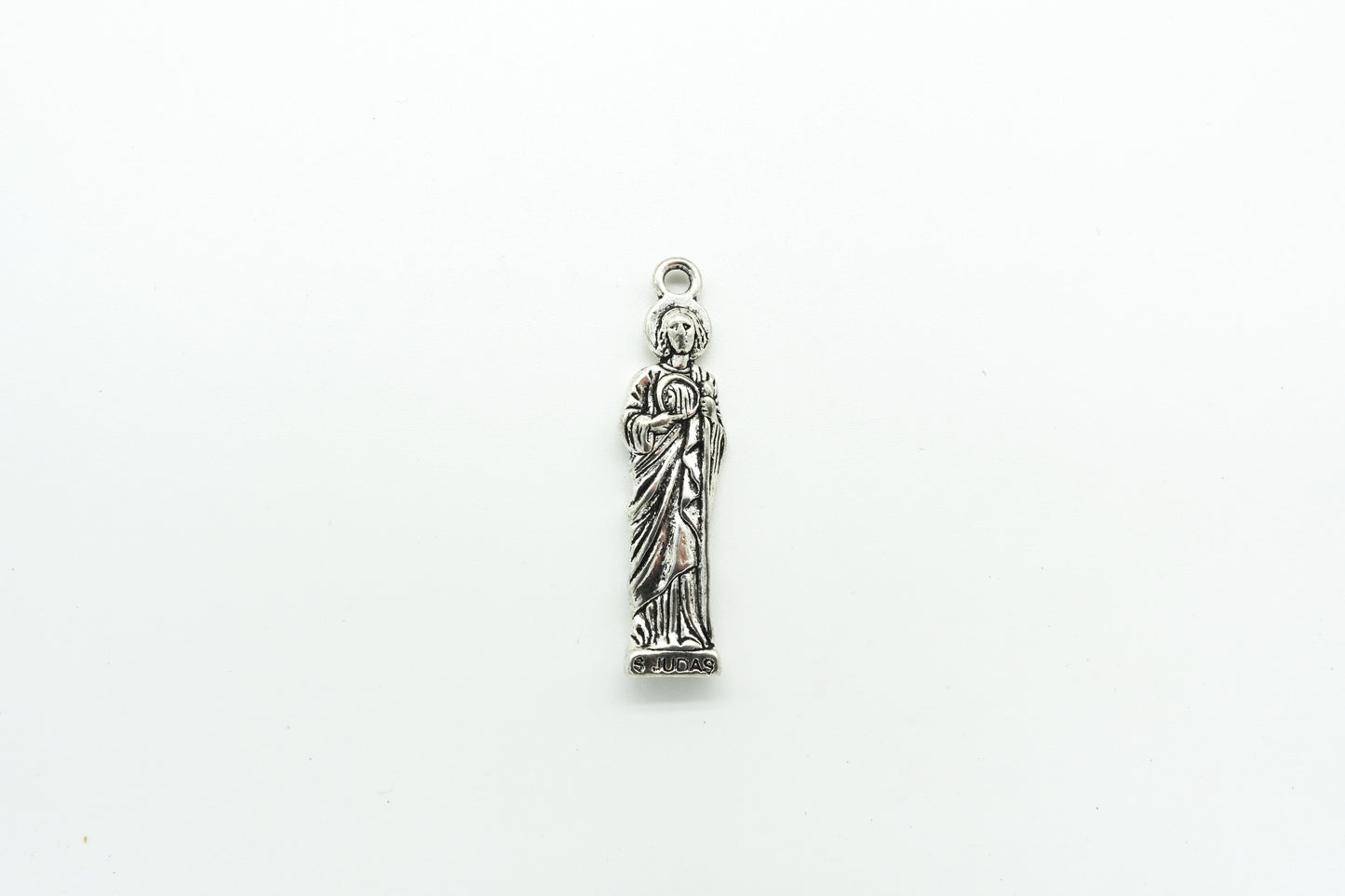 Dije Pewter Imagen de San Judas Tadeo en 3D