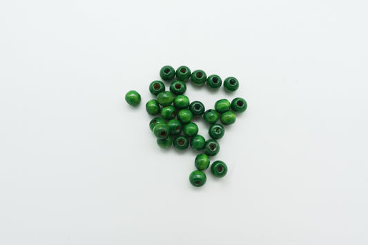 Madera Bola color Verde 4mm