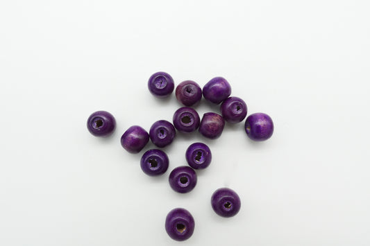 Madera Bola color  Morado 4mm