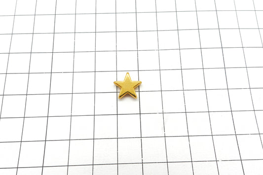 Dije Chapa Estrella plana Transversal 3D